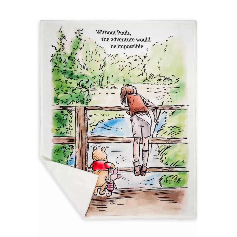 Disney Store Plaid Polaire Winnie L'Ourson Et Ses Amis 1 Disney Store Plaid Polaire Winnie L'Ourson Et Ses Amis