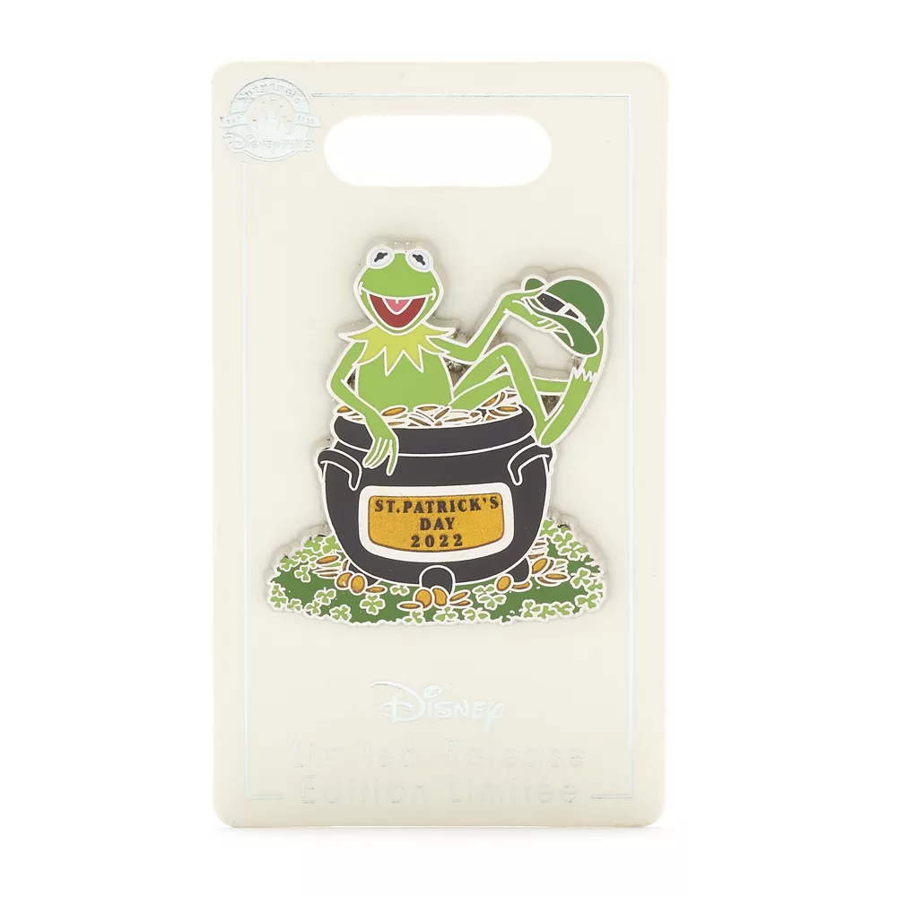 Disney Store Pin's Kermit La Grenouille Saint-Patrick's 2022 2 Disney Store Pin's Kermit La Grenouille Saint-Patrick's 2022 – Image 2