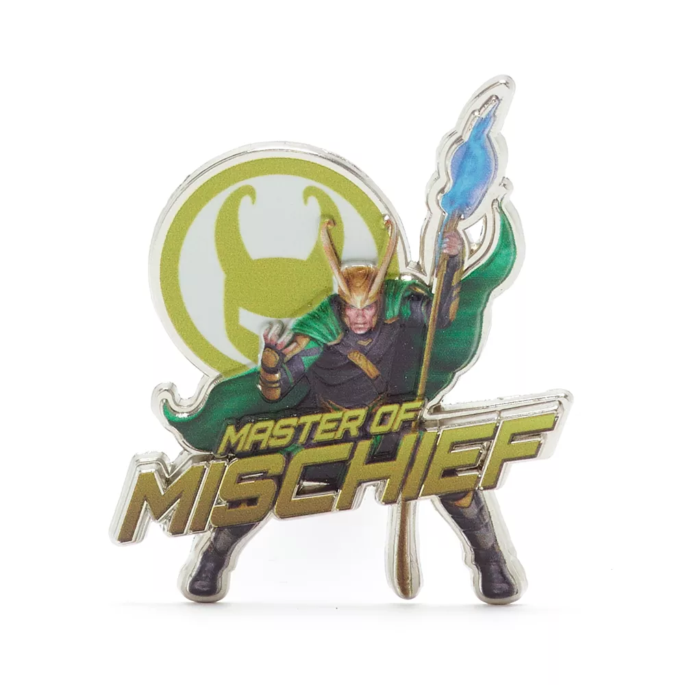 Disney Store Pin's Loki, Master Of Mischief 1 Disney Store Pin's Loki, Master Of Mischief