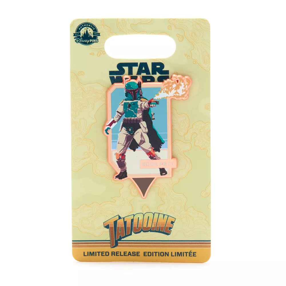 Disney Store Pin's Boba Fett Star Wars Planets Tatooine En édition Limitée 2 Disney Store Pin's Boba Fett Star Wars Planets Tatooine En édition Limitée – Image 2
