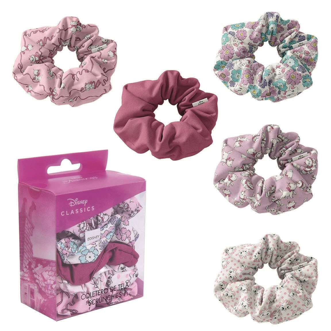 Disney Marie - Accessoires Cheveux Chouchou" 5x" 1 Disney Marie - Accessoires Cheveux Chouchou" 5x"
