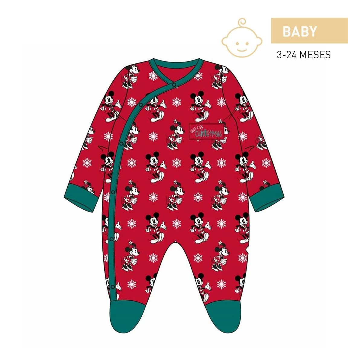 Disney - Mickey - Barboteuse Bébé En Jersey - (3 Mois) 1 Disney - Mickey - Barboteuse Bébé En Jersey - (3 Mois)
