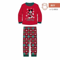 Disney - Mickey - Pyjama Garçon En Jersey - (10 Ans)