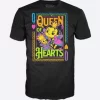 Disney - Reine De Coeur - T-shirt Pop Blacklight (m)