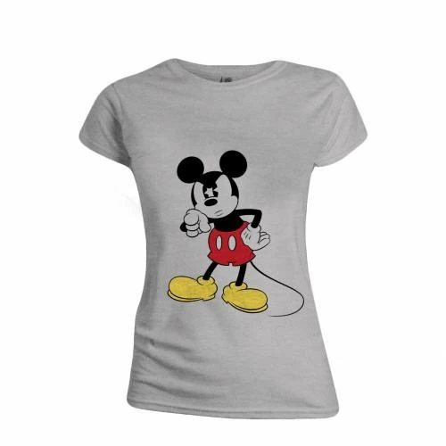 Disney - T-shirt - Mickey Mouse Angry Face - Girl (s) 1 Disney - T-shirt - Mickey Mouse Angry Face - Girl (s)