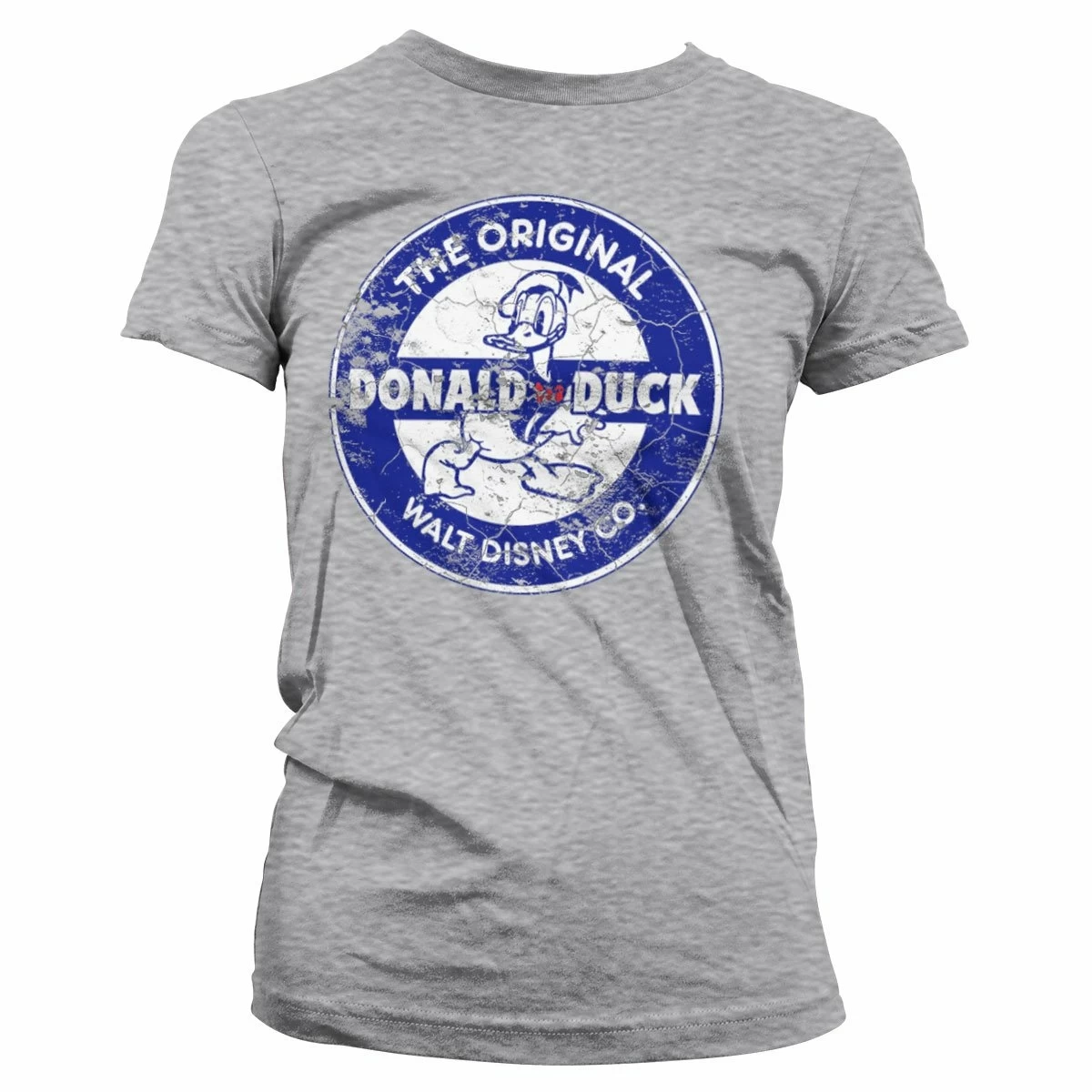 Disney - T-shirt Vintage Girly - Donald Duck - Grey (m) 1 Disney - T-shirt Vintage Girly - Donald Duck - Grey (m)