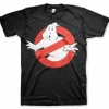 Disney Ghostbusters - T-shirt Distressed Logo - Black (m)