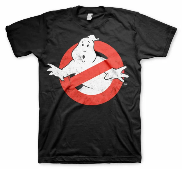 Disney Ghostbusters - T-shirt Distressed Logo - Black (s) 2 Disney Ghostbusters - T-shirt Distressed Logo - Black (s) – Image 2