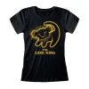 Lion King - Fitted T-shirt - Classic - Silhouette (m)